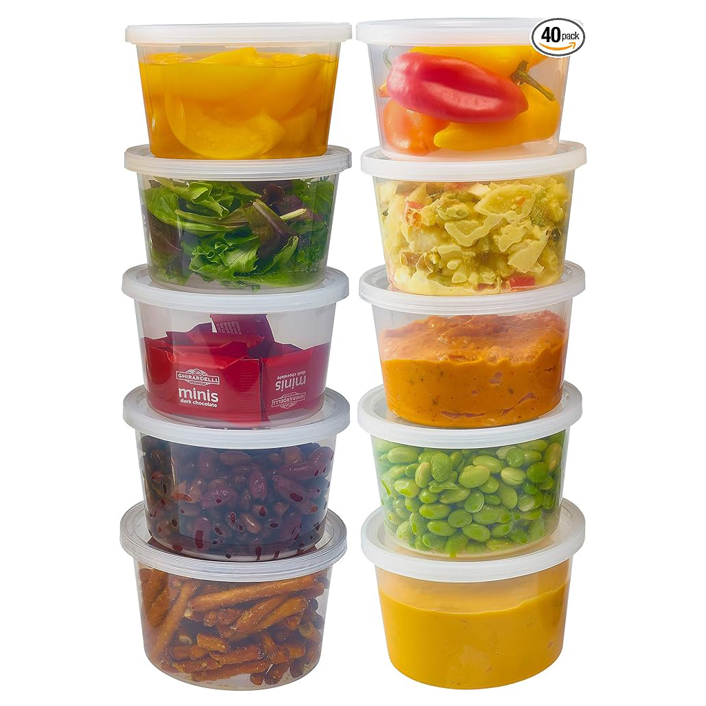 Microwaveable Clear Food Storage Container