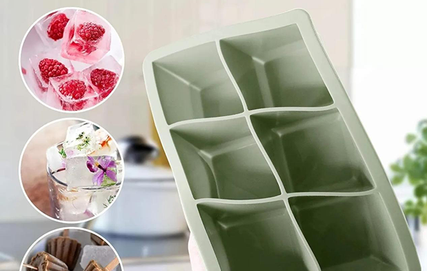 Reusable and BPA Free Ice Cube Tray-ZHENGYI