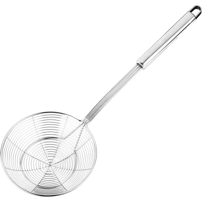 Solid Stainless Steel Spider Strainer