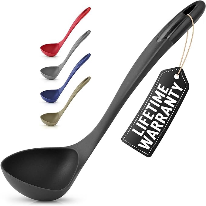 Non-stick Large Nylon Soup Ladle Spoon