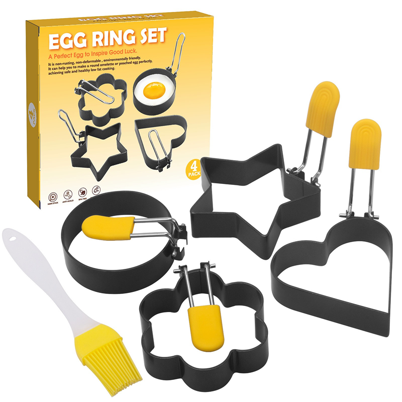  Stainless Steel Non-stick Egg Cooker Ring 