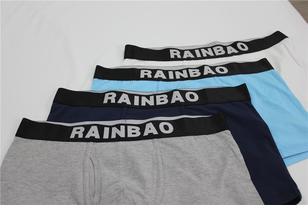 Boxers taille basse pour hommes, LOGO personnalisé (3)tes