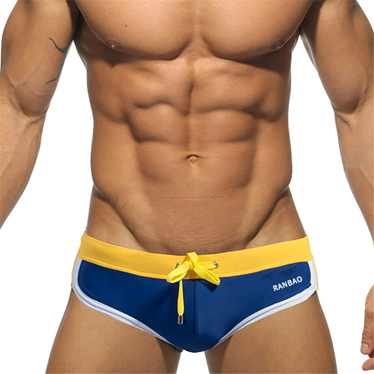 High Quality Men's Customized Nylon Fabric Swimwear