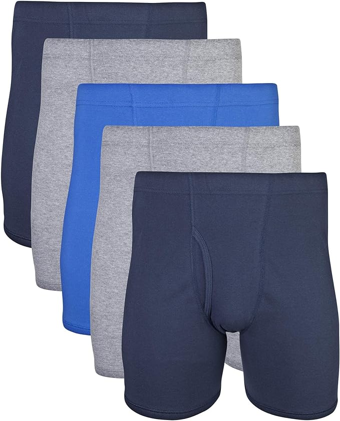 Mens Underwear Covered Waistband Boxer Briefs