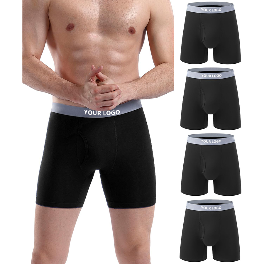 Breathable Bamboo Men Boxer Pocket