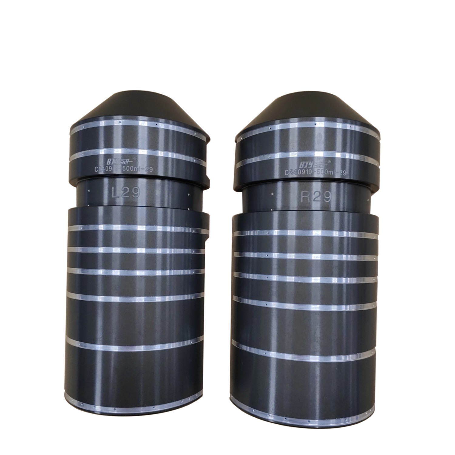 500ml Mwazi aliminyòm soufle