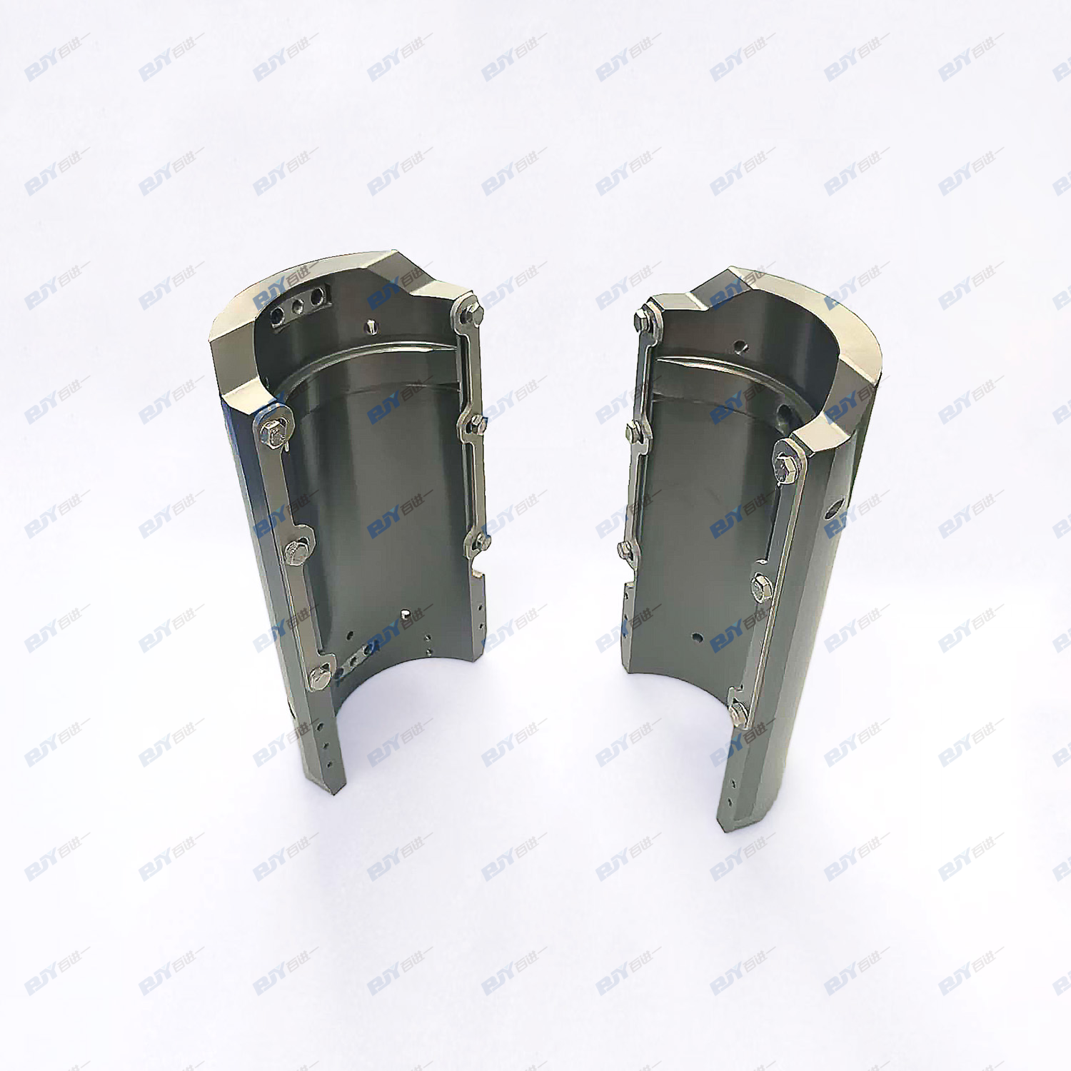 Precision machined 196x343 mould shell with accurate KHS specifications