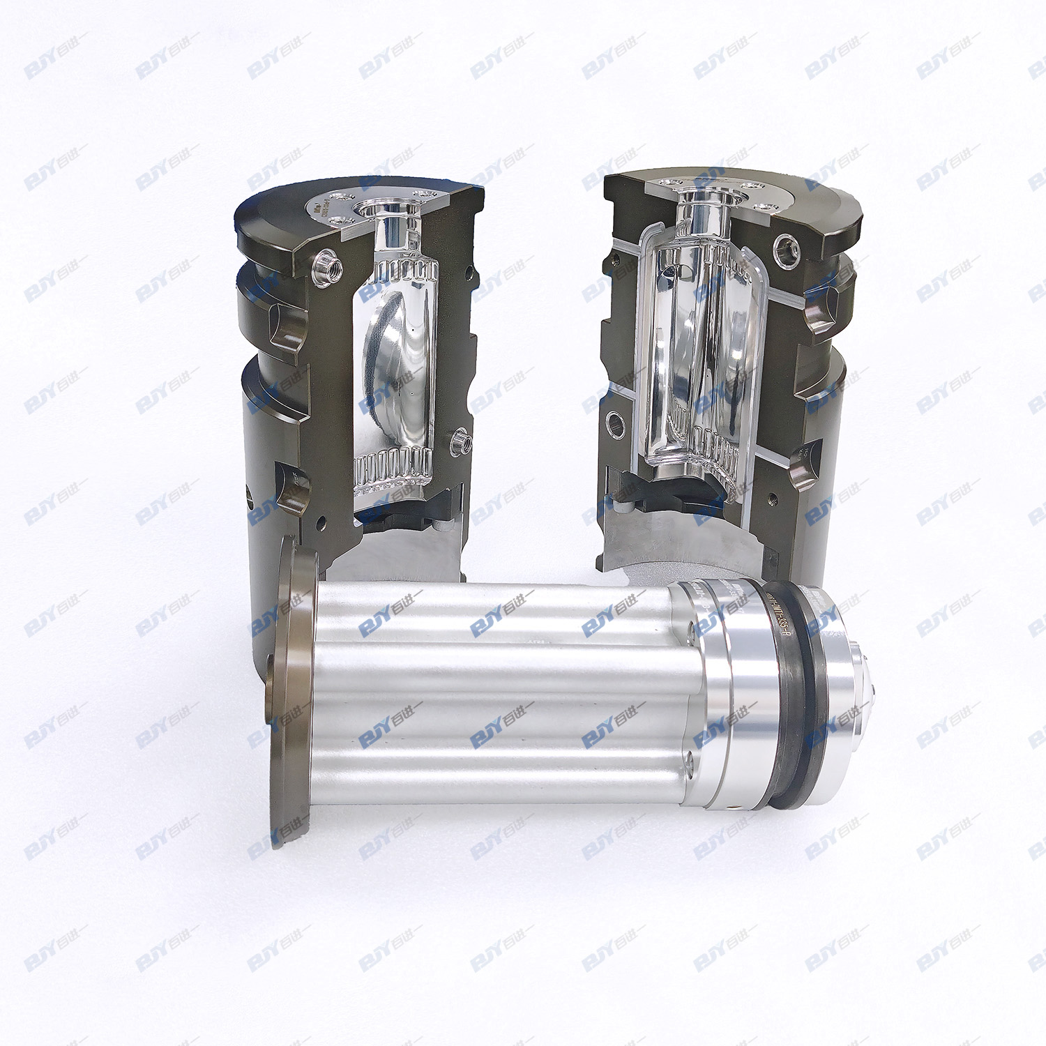 Heat-treated S136 stainless steel insert for PET bottle blow mold