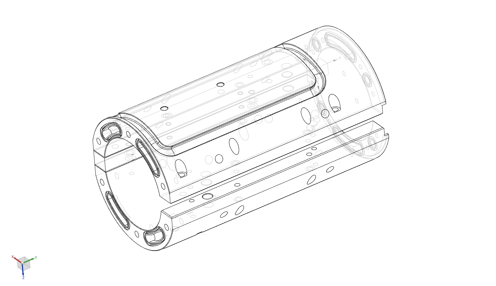 Mold Shell for Krones blowing machine