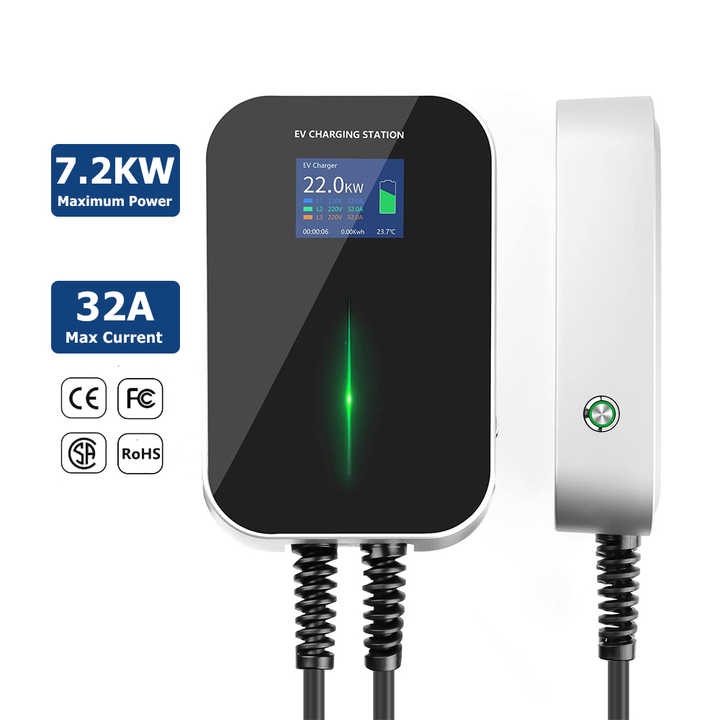 ELECTRIC CAR CHARGER 32A 7kW IP 66 EV CHARGING PILE for global reseller