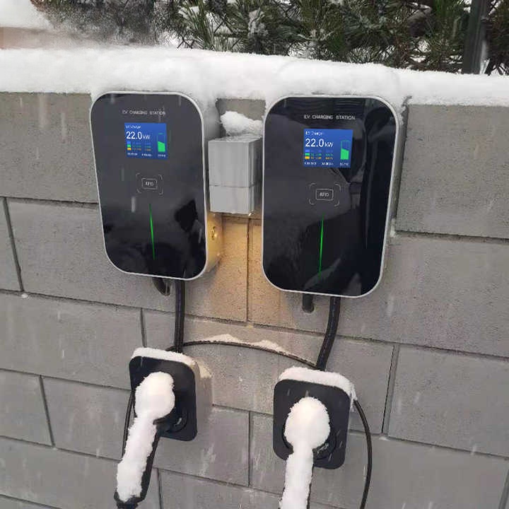 Mode 3 22KW 3 Phase EV Charger Level 2 Electric Car Charging Station