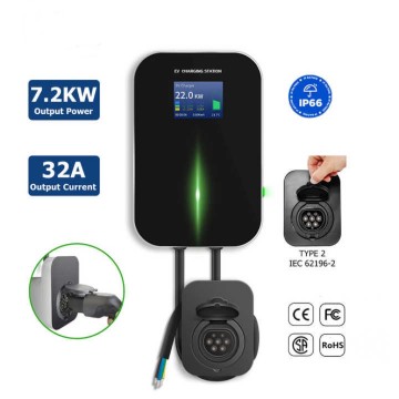 OEM QUALITY IP66 CE EV AC CHARGING PILE 32A 7kW Electric Vehicle Charger STATIONS
