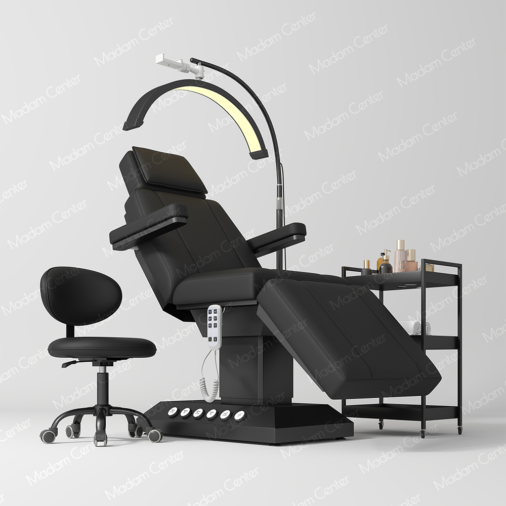 0113-2 Electric Facial Beauty Bed-Black Matte Base