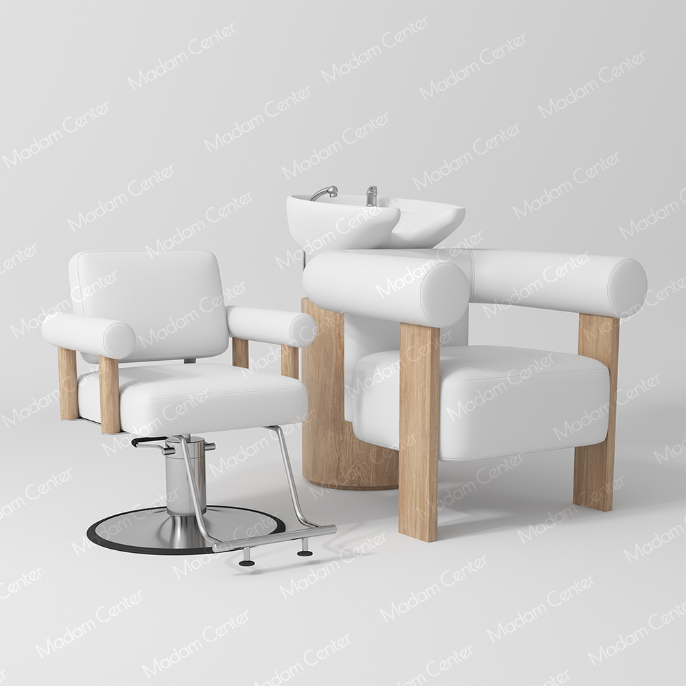 0629 Shampoo Head Washing Chair and 0724 Hairdressing Chair -Full Set