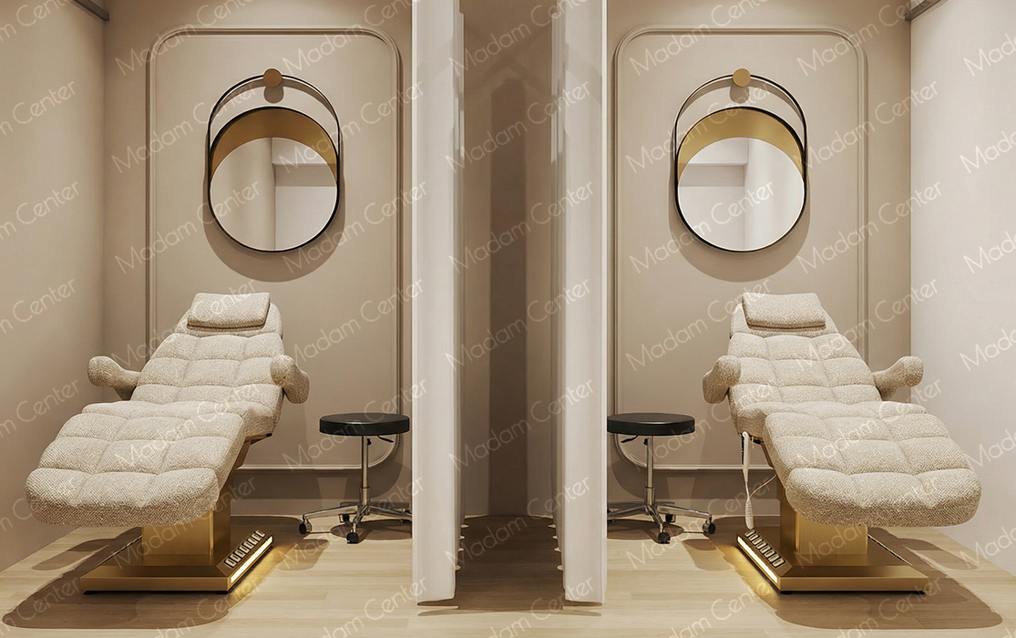 اتجاهات تصميم صالونات التجميل العالمية لعام 2026: صعود أسرة التجميل متعددة الوظائف