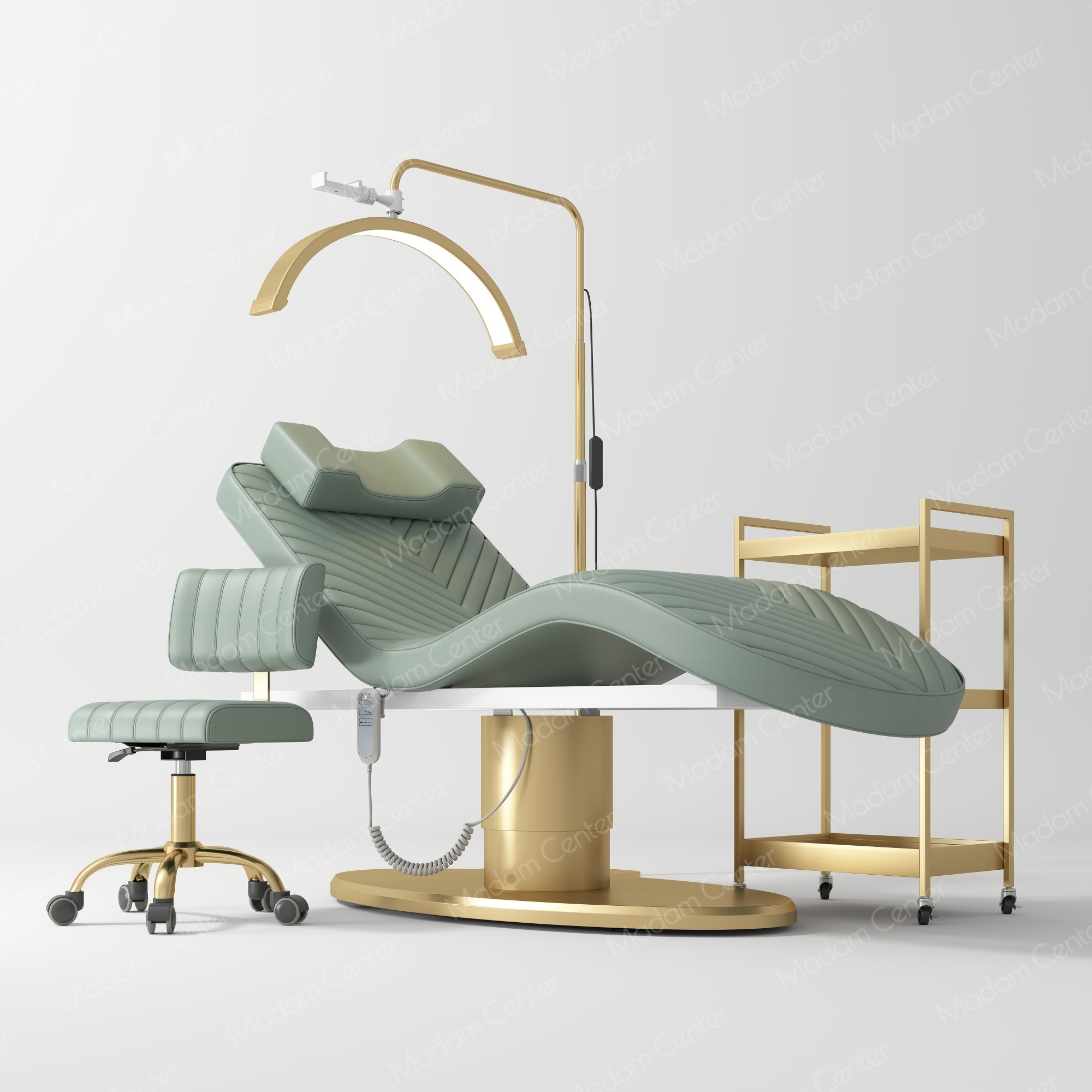S-Curve Spa Bed & Table- Original Design MRC0927