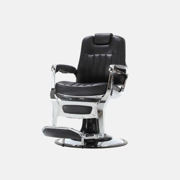 Height-Adjustable, 360° Rotating Reclining Barber Chair