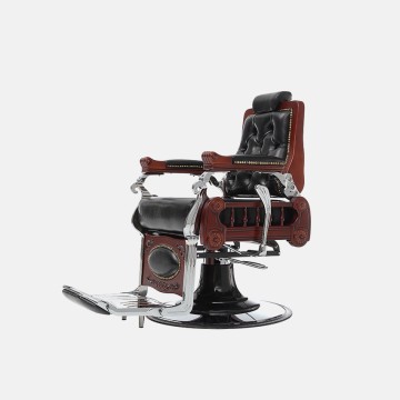 Height-Adjustable, 360° Rotating Reclining Barber Chair