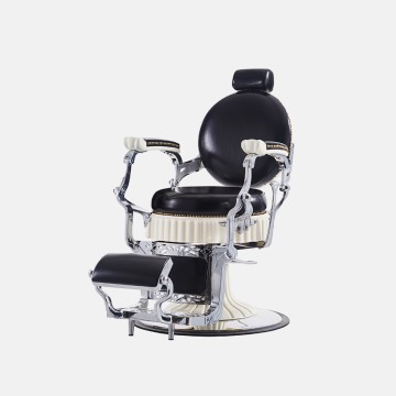 Height-Adjustable, 360° Rotating Reclining Barber Chair