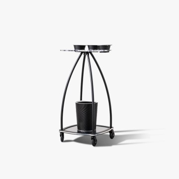 Black Write & Wipe Colouring Trolley