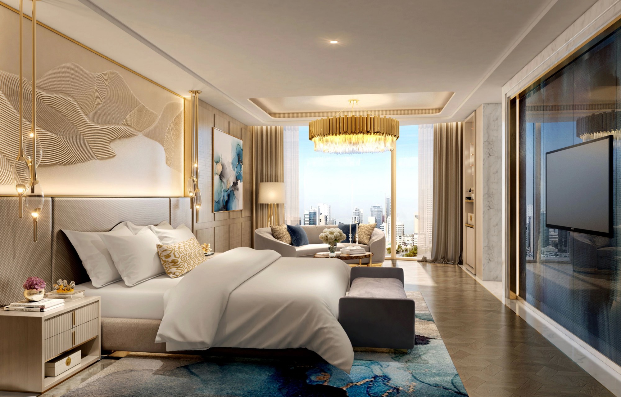 Simple furniture suppliers Villa hotel custom furniture J-359