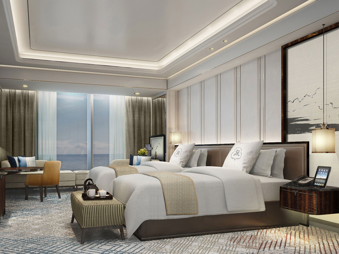 Project customized express hotel full set of furniture J-379