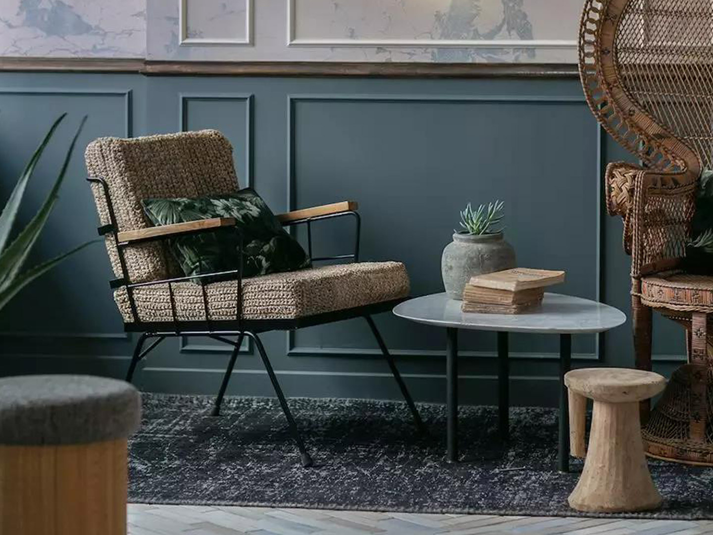 Theme hotel public area room project furniture factory J-426