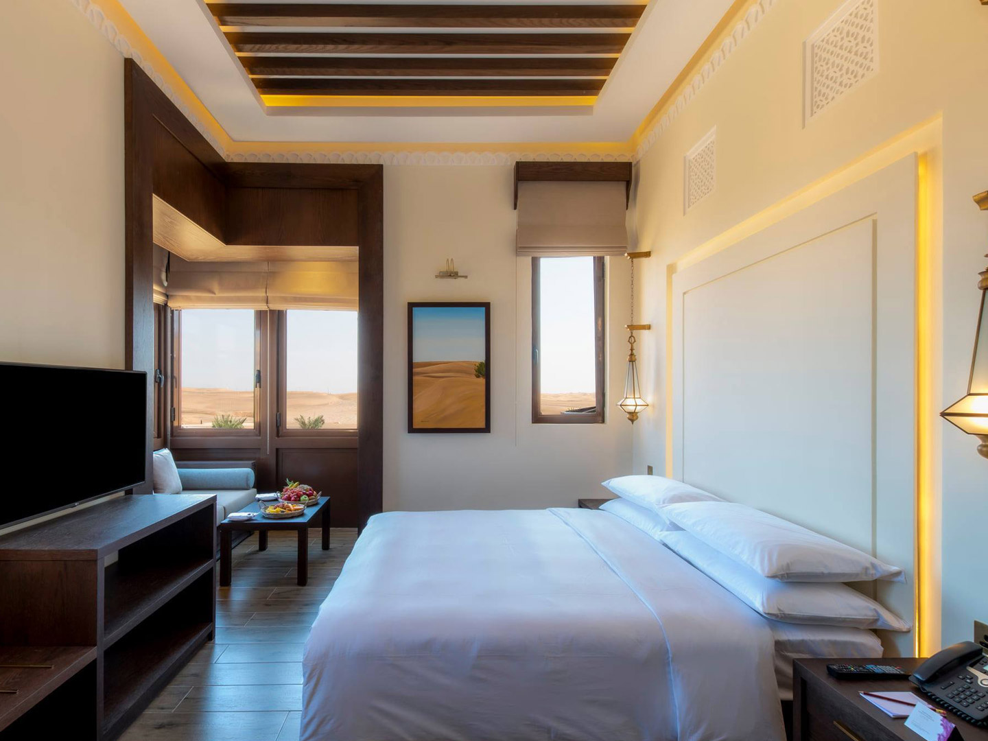 Desert Camp Hotel Suite Restaurant Common area custom furniture J-439