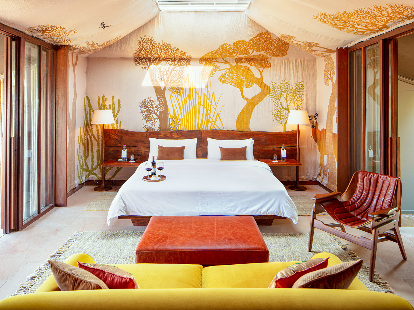 Furniture source factory star hotel room public area furniture J-444