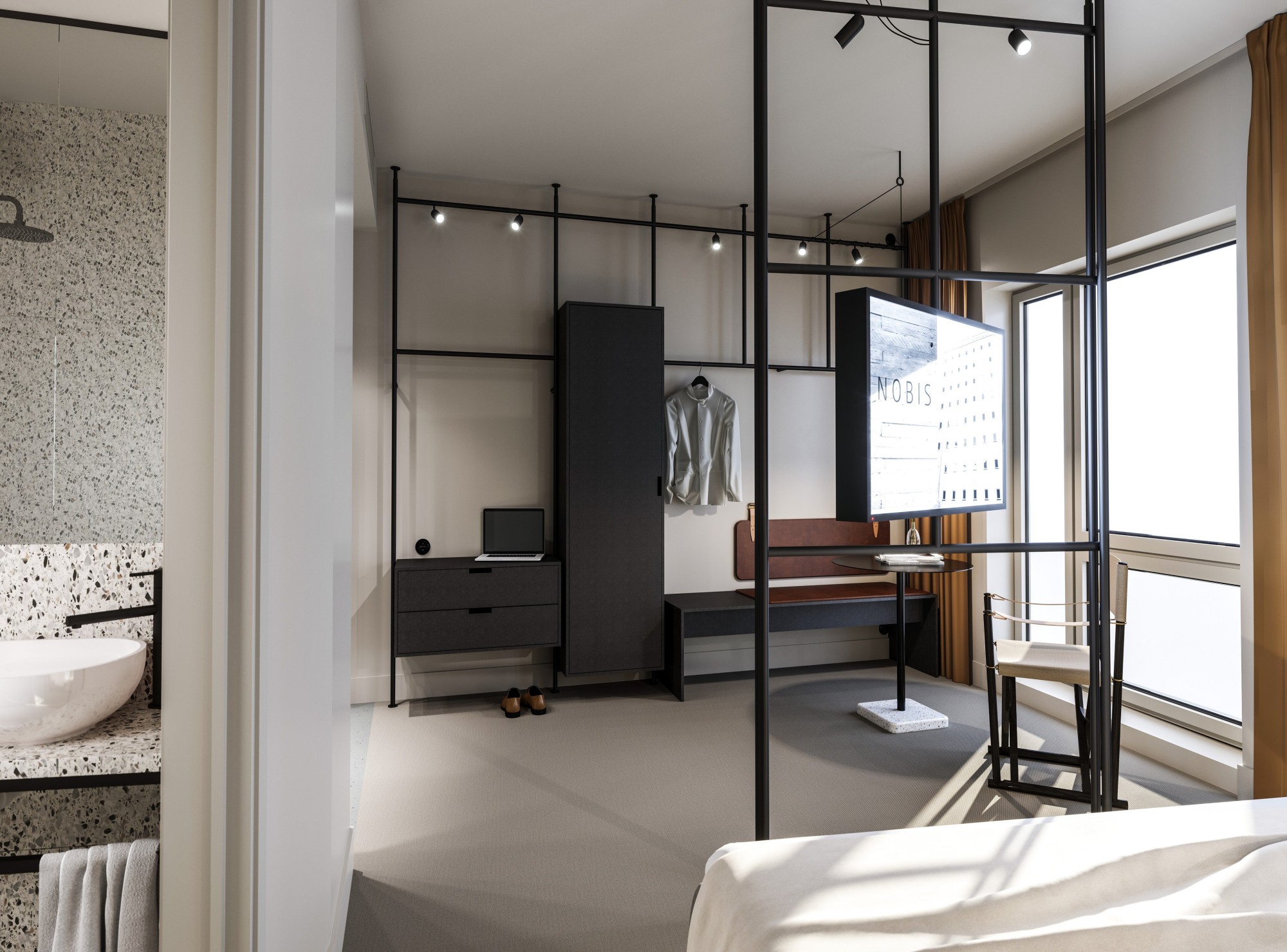 Custom furniture factory works star hotel furniture J-553