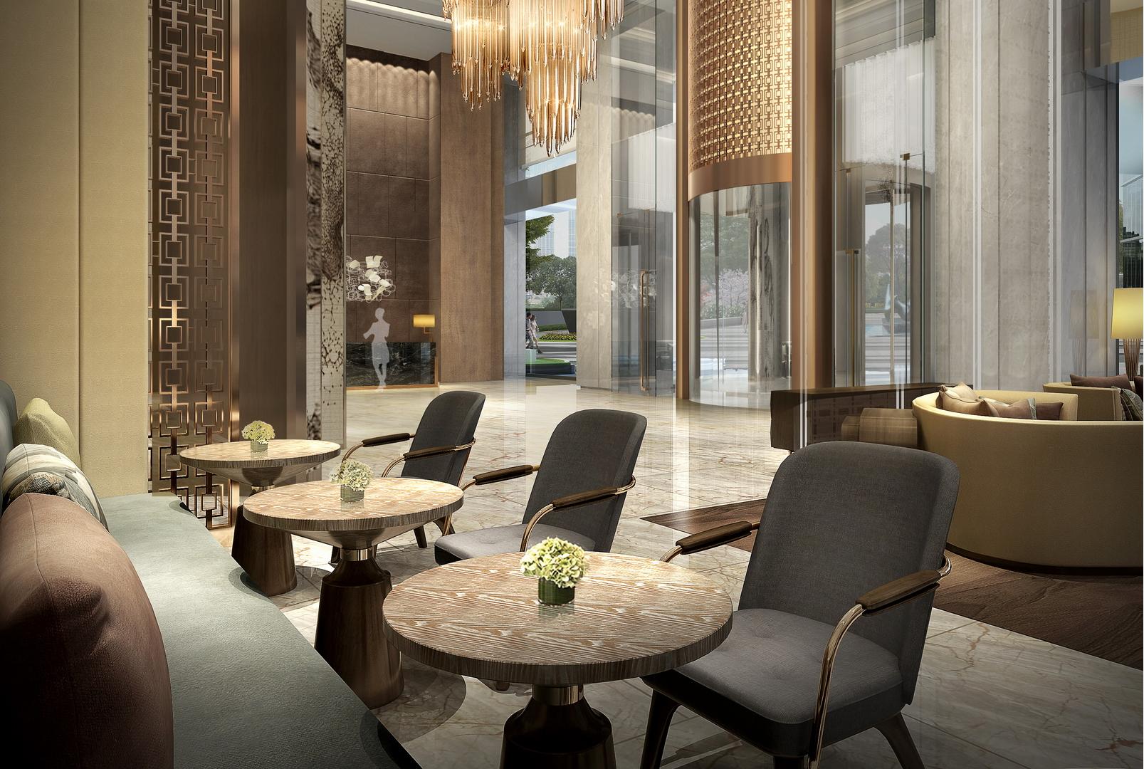 Modern furniture custom factory chain hotel furniture J-548