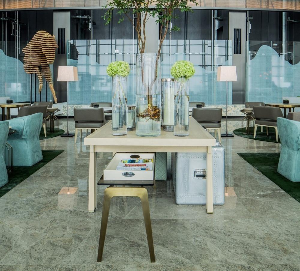 Luxury engineering furniture factory customized hotel room chairs J-664