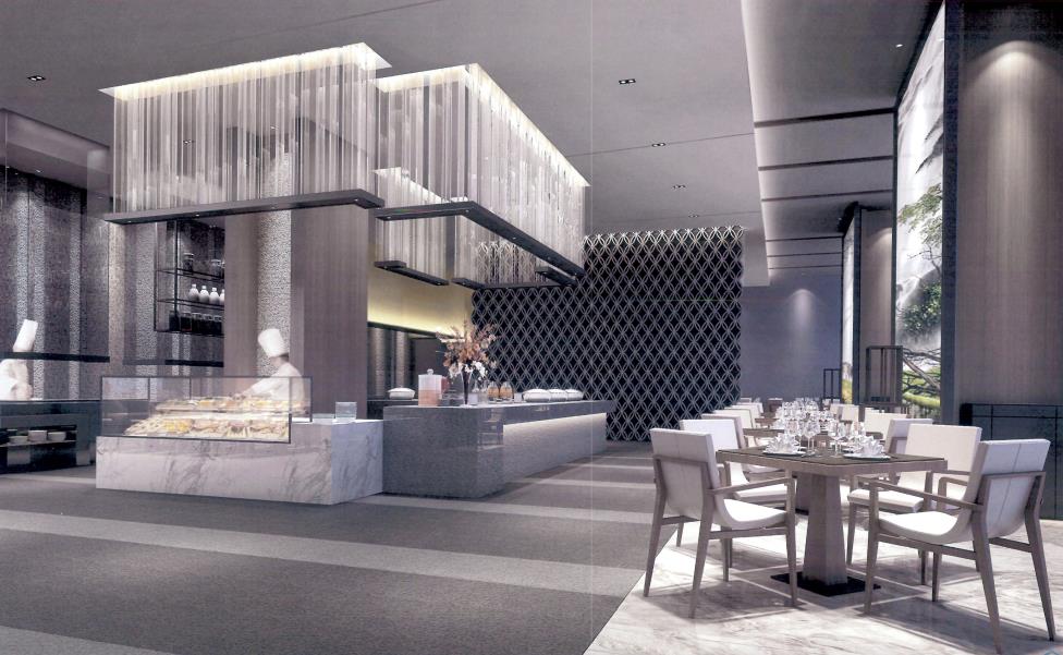 Furniture Custom factory works hotel lobby furniture J-537