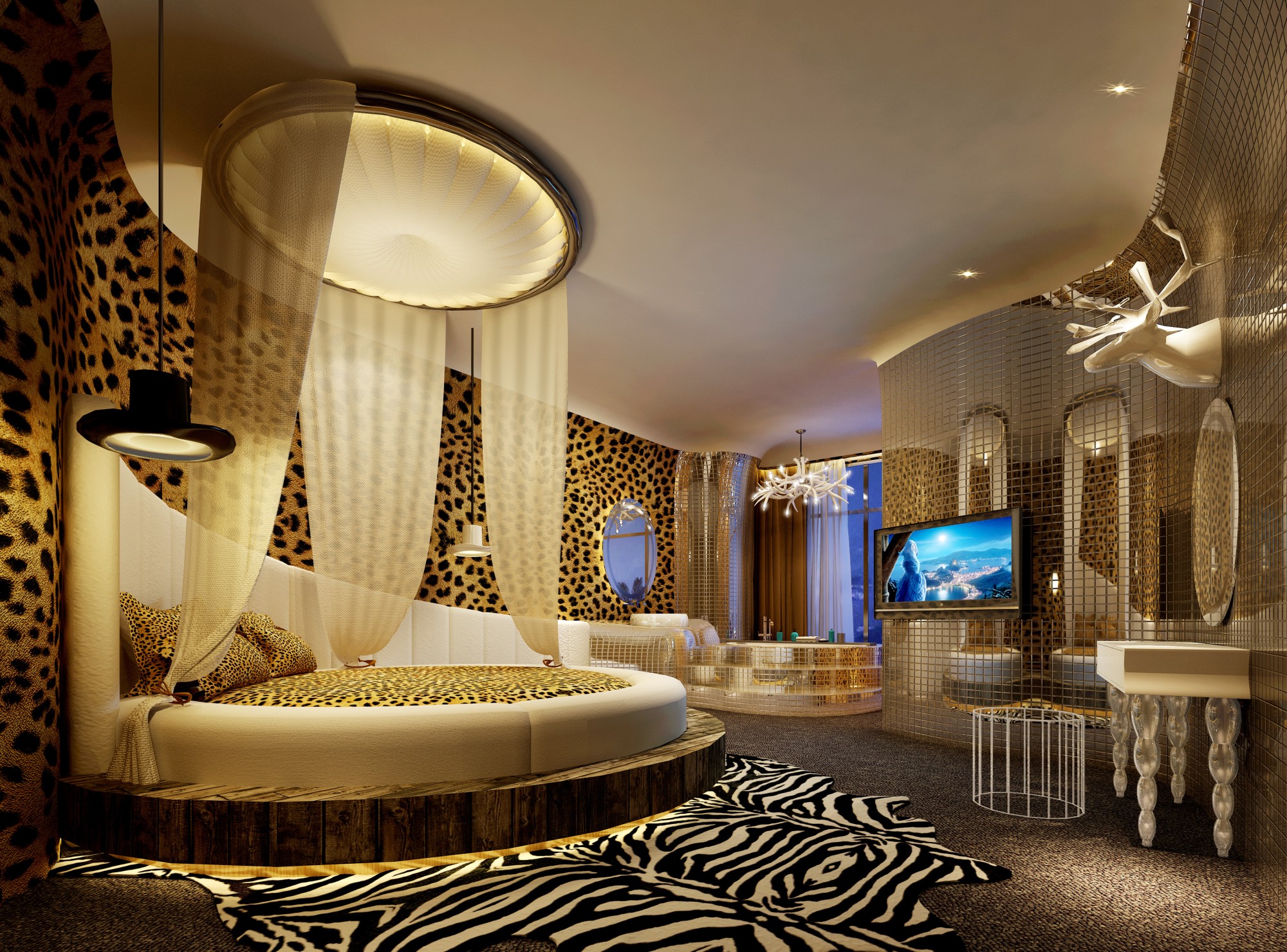 Luxury project Simple theme hotel full set of furniture J-525
