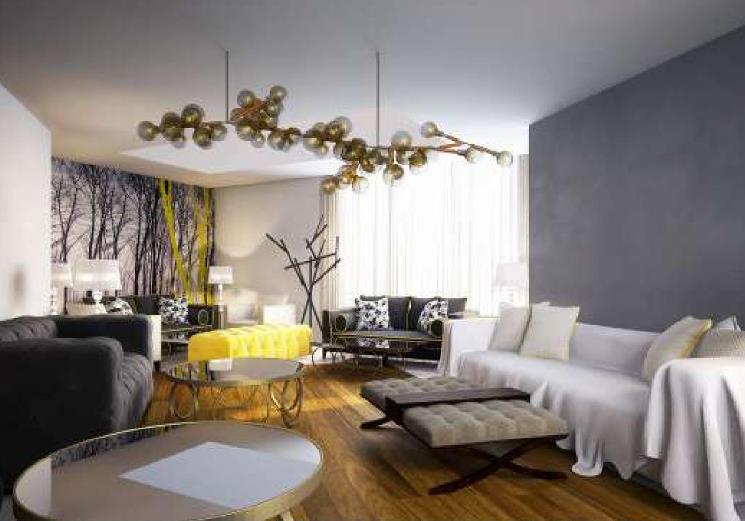 Simple modern and fast hotel five-star hotel sofa J-764