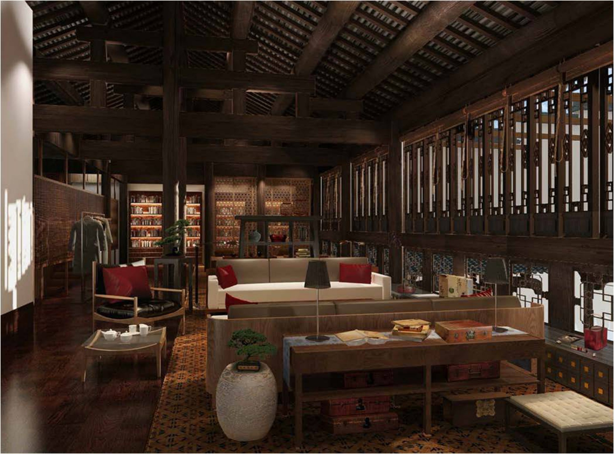Furniture production factory Resort hotel double bed J-789
