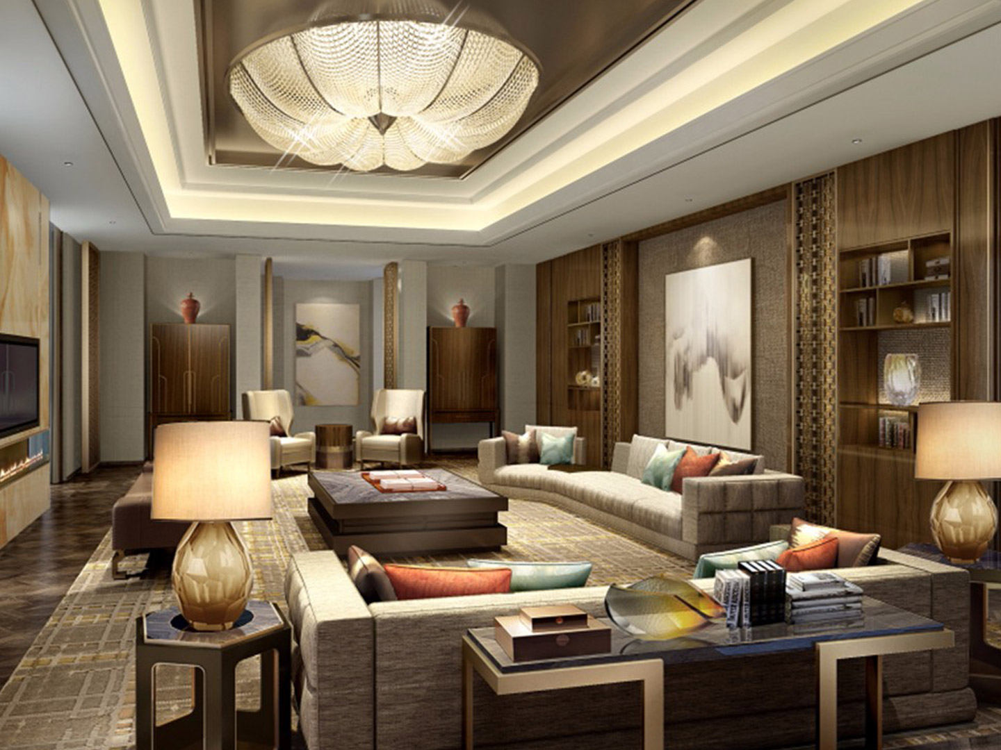 Engineering custom furniture factory hotel furniture set J-495