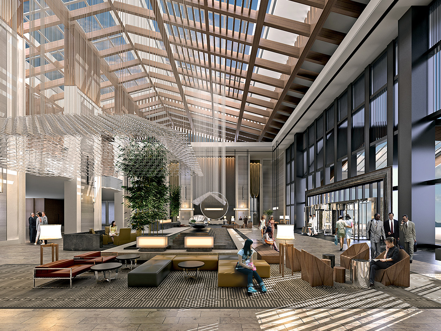 Project Furniture Factory Star hotel lobby furn...