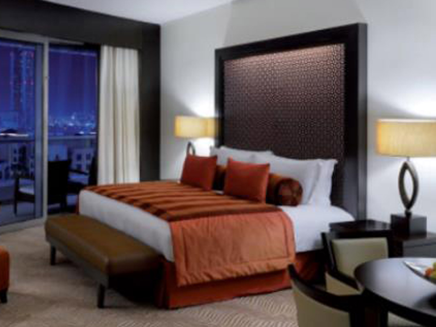 High end hotel furniture factory star rated hotel room bed J-654