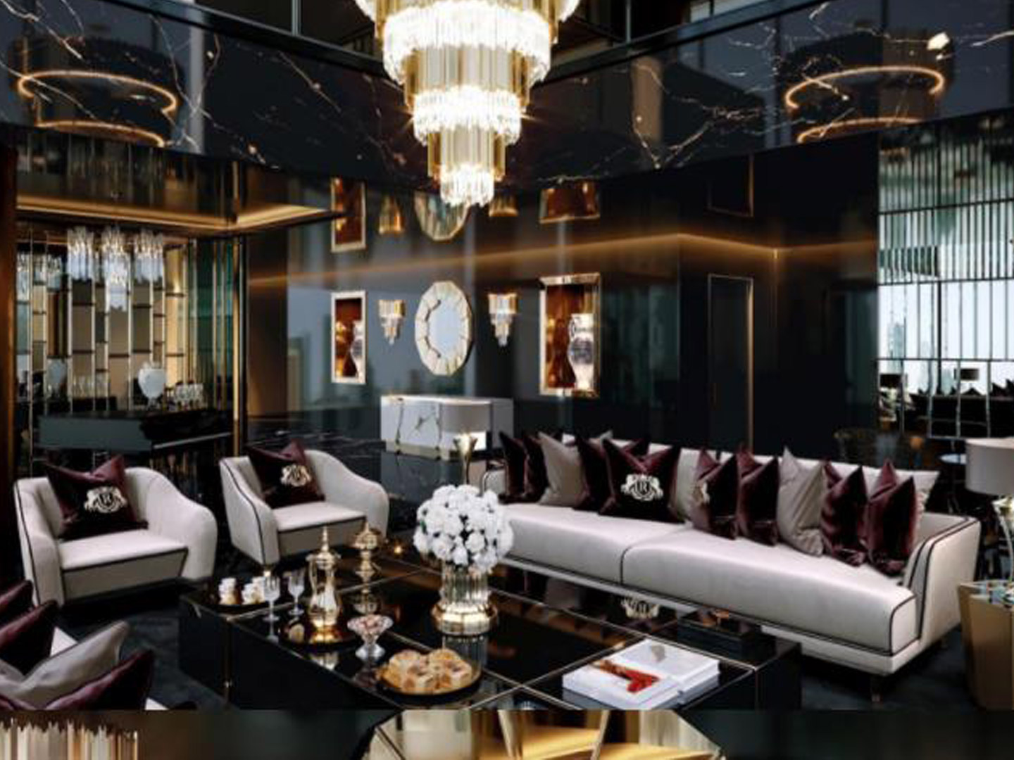 Furniture customization factory Hotel lobby public area furniture J-712