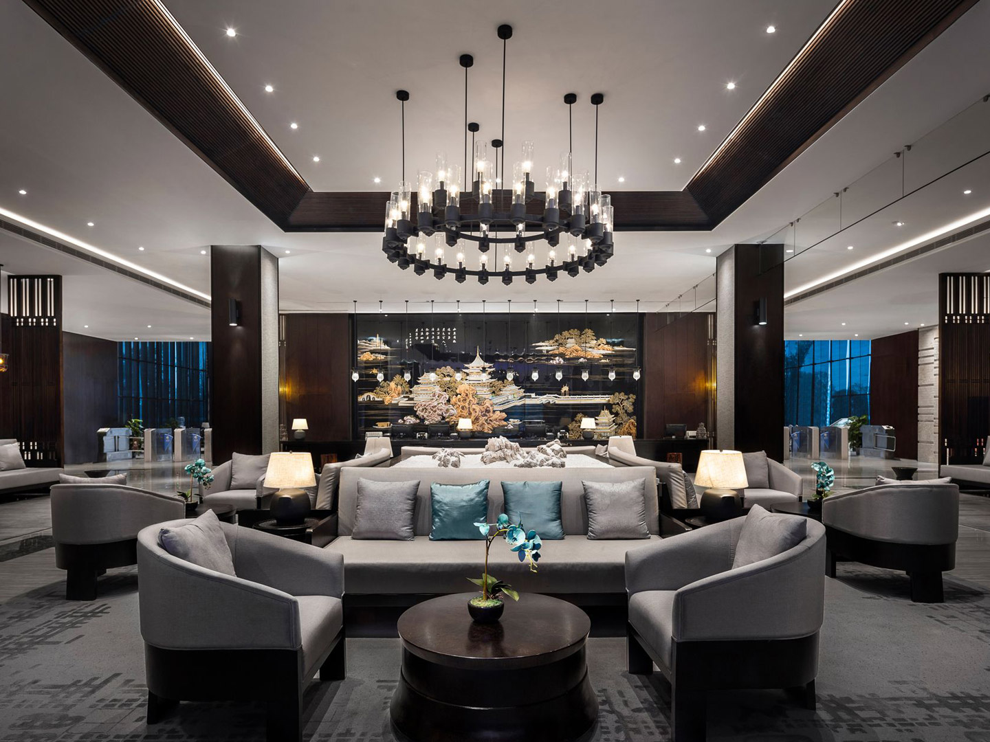 Project Furniture Factory Hotel Lobby Sofa Furn...