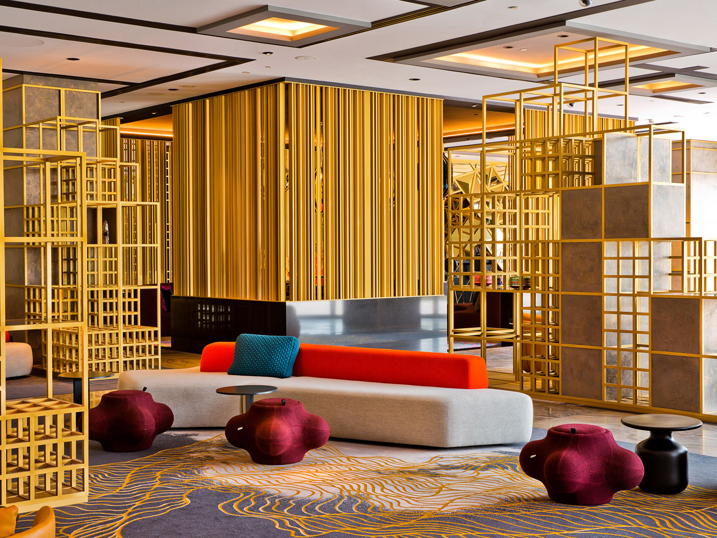Custom project furniture High-end hotel lobby furniture J-497