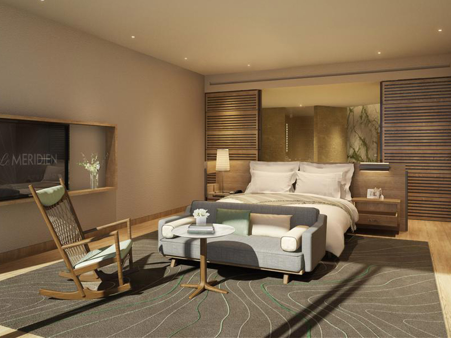 Hotel Furniture manufacturers Star-rated hotel bedroom furniture set J-547