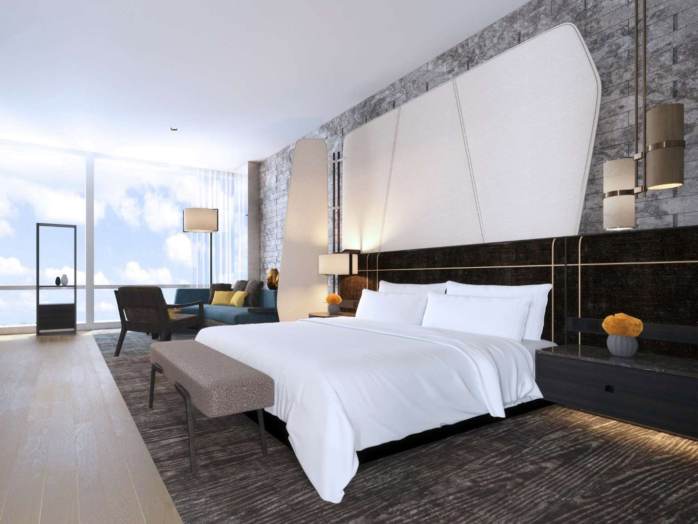 Project Furniture factory works hotel room furniture J-568