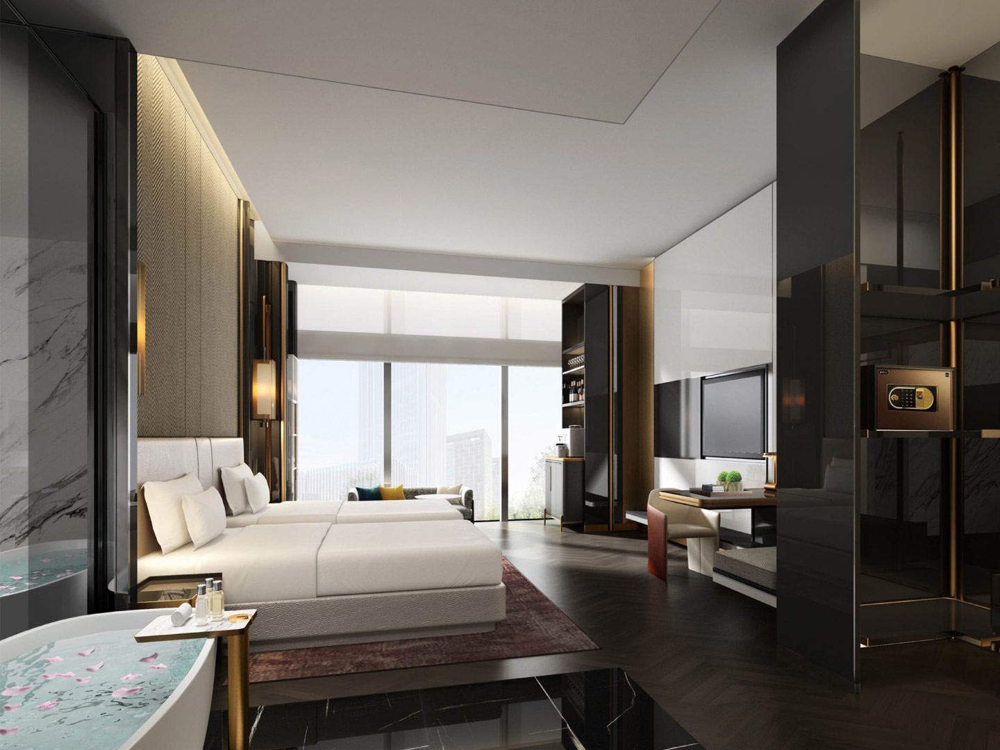 Hotel furniture factory Star hotel suite public area furniture J-569