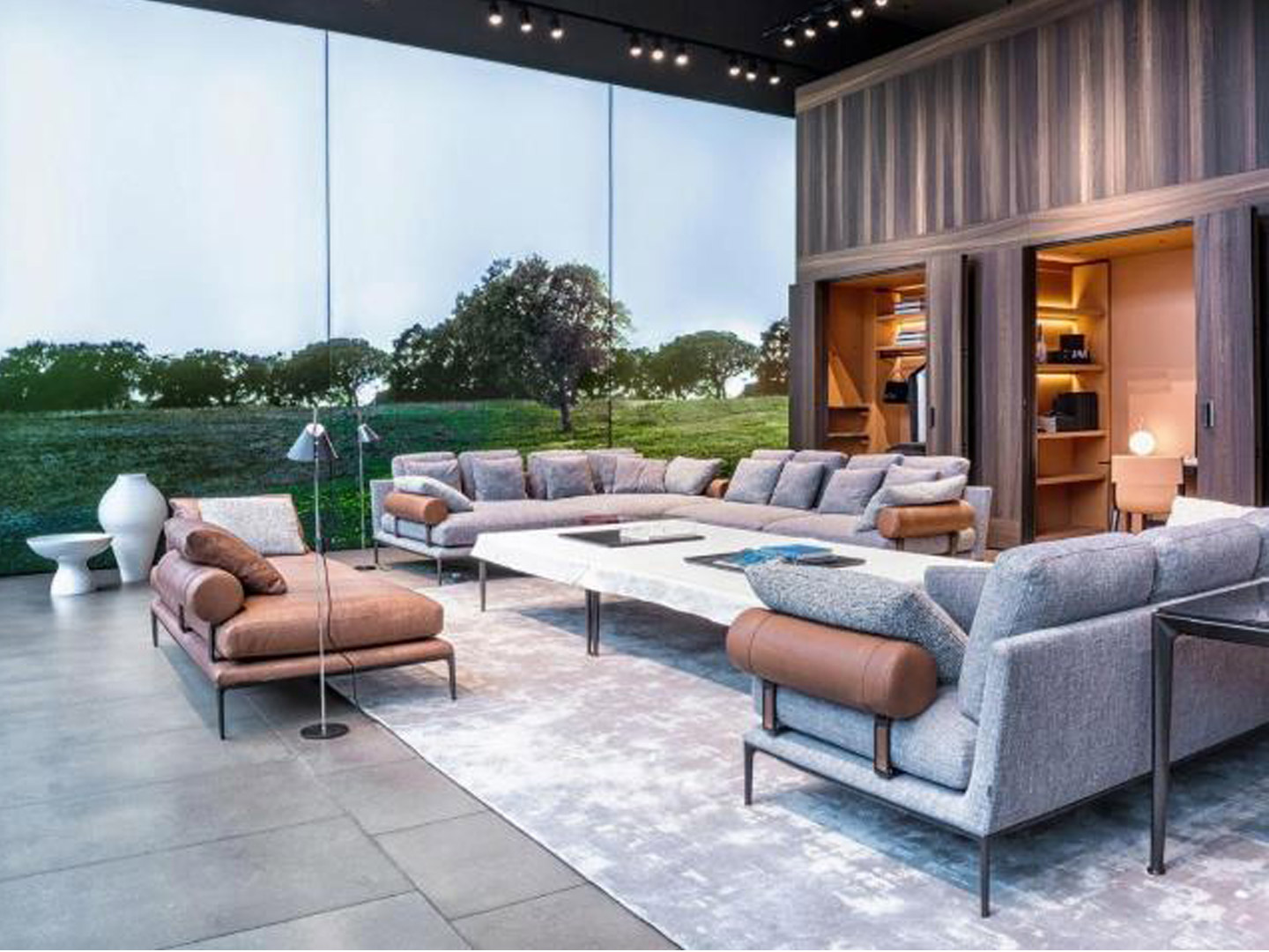 Hotel lobby sofa project furniture factory customization J-686