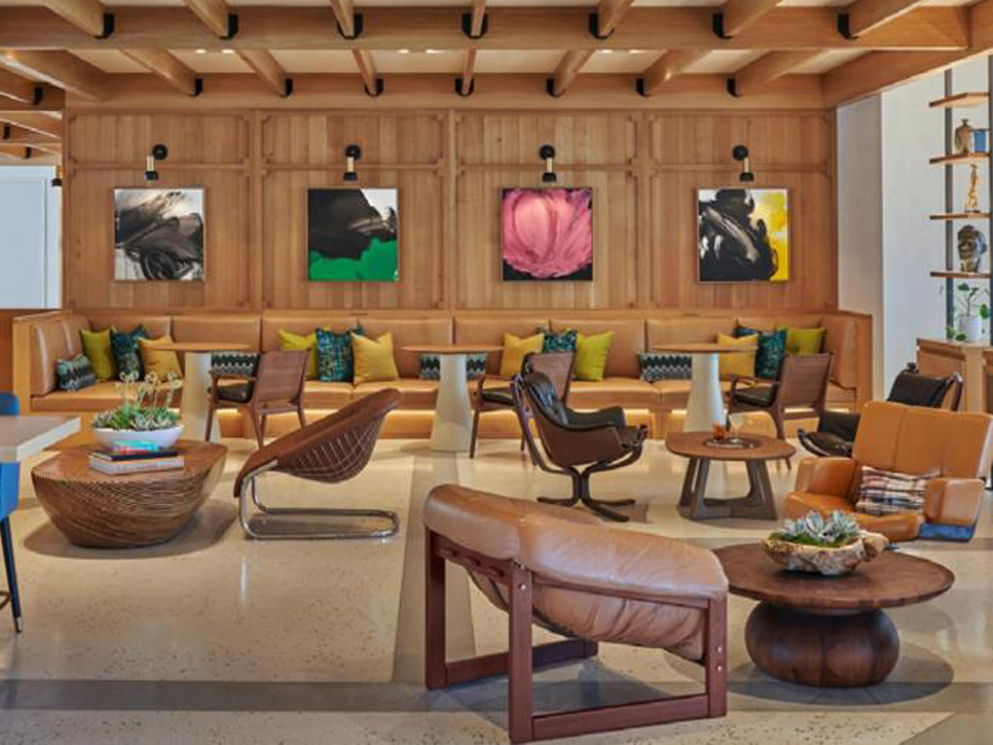 Furniture production factory chain hotel lobby ...