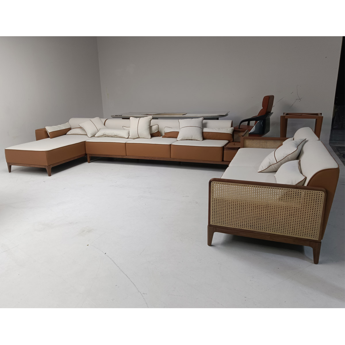 Shanghai custom sofa placement effect H723