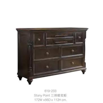 Hotel project American furniture custom double bed B-296