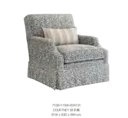 Modern American residential hotel living room sofa B-273